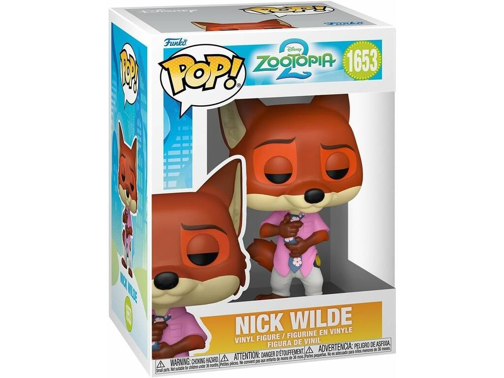 Funko Pop Disney Zootropolis 2 Figura Nick Wilde