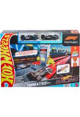 imagen Hot Wheels Formula 1 Pista Línea de Salida con 2 Coches