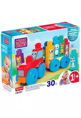 Mega Bloks Tractor con Animalitos Encajables de 30 Piezas
