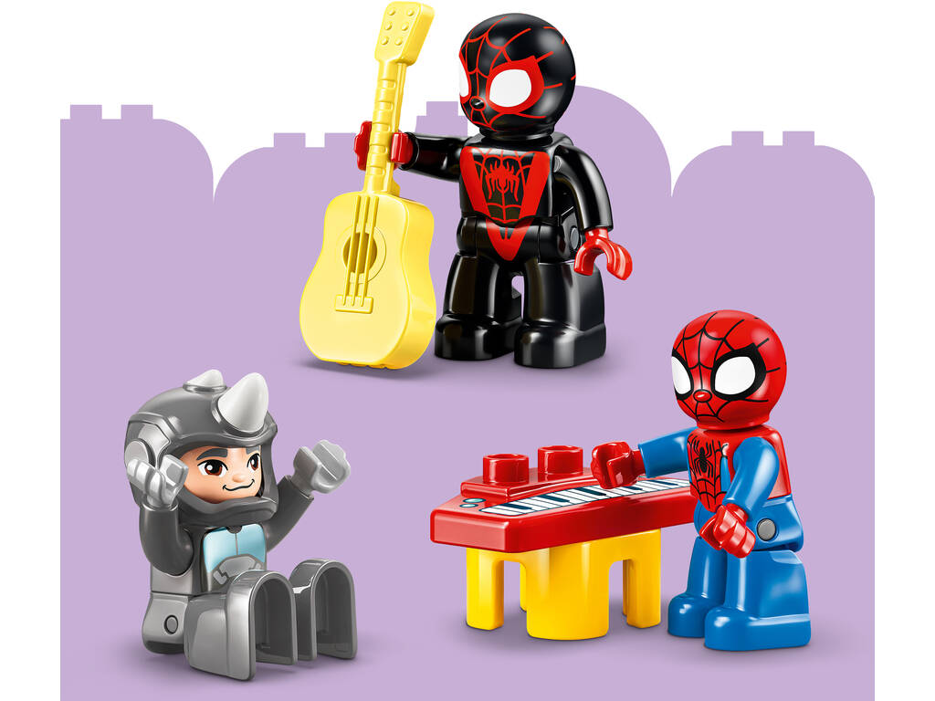 Lego Duplo Marvel Aracnocuartel de Spidey y Su Superequipo