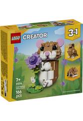 Lego Creator 3 en 1 Lindo Hámster con Flor