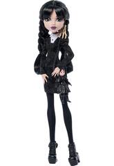 imagen Monster High Wednesday Muñeca Miércoles Addams con Bolso Muñeca