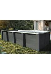 Piscine composite rectangulaire 595 x 315 x 126 cm Gre KPCOR60LT