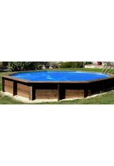 Isothermische Abdeckung für Holzpool Papaya 520 x 320 x 133 cm Gre CVWPPAPA