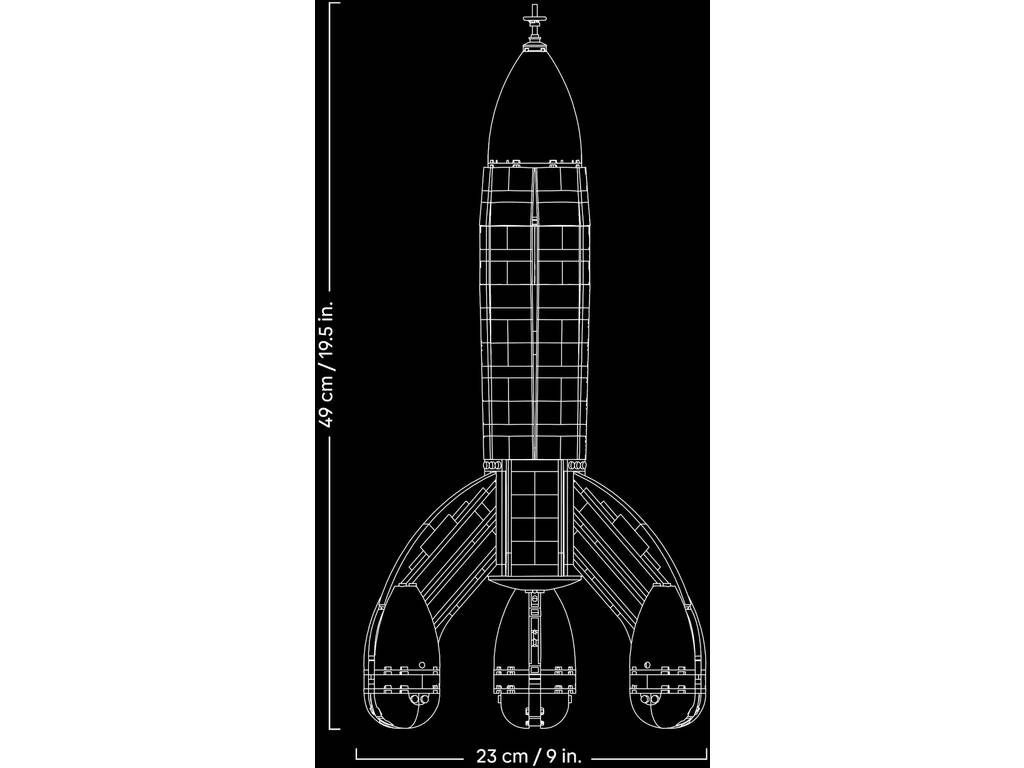 Lego Ideas Cohete Lunar de Tintin