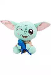 Star Wars The Mandalorian Peluche Grogu de 25 cm con Lagartija