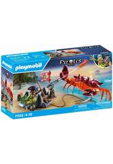 Playmobil Pirates Batalla con el Cangrejo Gigante