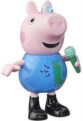 Peppa Pig la figurine de George qui chante et fait des blagues avec des sons