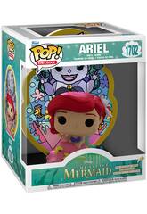 Funko Pop Deluxe La Sirenita Figura Ariel con Vidriera
