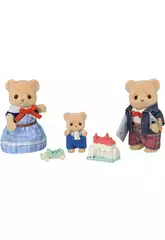 Sylvanian Families Pack Familia Biscuit Bear