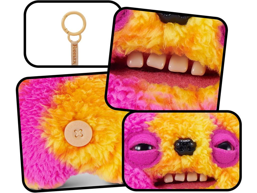 Zuru Fuggler Portachiavi di peluche da 12 cm