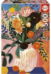 Puzzle 500 Boho Flower