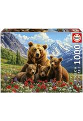 Puzzle de 1 000 pièces Les grizzlis du Canada