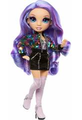 imagen Rainbow High Style Icons Muñeca Violet Willow con 2 Looks