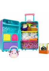 Squishmallows Squish-a-longs Playset Maleta con 2 Mini-Squish con Accesorios