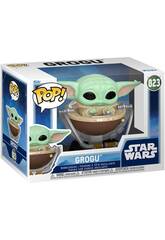 Funko Pop Star Wars The Mandalorian And Grogu Figura Grogu con Cabeza Oscilante