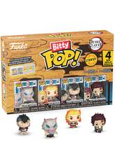 imagen Funko Bitty Pop Demon Slayer Pack 4 con Inosuke Hashibira