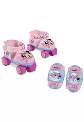 Set Patines y Protecciones Disney Jr Minnie Mouse