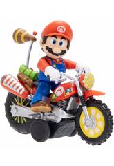 imagen The Super Mario Galaxy Movie Moto de Carreras con Figura Mario de 6 cm