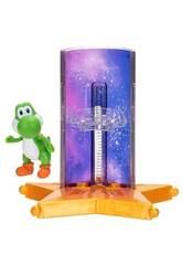 imagen The Super Mario Galaxy Movie Lanzador Estelar con Figura Yoshi de 3,5 cm