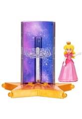 imagen The Super Mario Galaxy Movie Lanzador Estelar con Figura Princesa Peach de 3,5 cm
