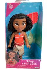 imagen Princesas Disney Muñeca Vaiana de 15 cm con Peine