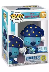 Funko Pop Disney Lilo y Stitch Figura Stitch en Pijama Glows In The Dark