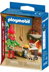 Playmobil Special Plus Figura Elfo Navideño con Galletas