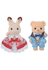 Sylvanian Families Set de Aniversario Amigos Freya y Theo