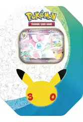 Pokémon TCG Celebración 30 Aniversario Lata con 4 Sobres