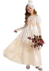 Disfraz Infantil Novia Fantasma Talla XL con Tocado
