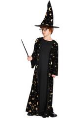 Disfraz Infantil Mago Estrellado Talla S con Sombrero