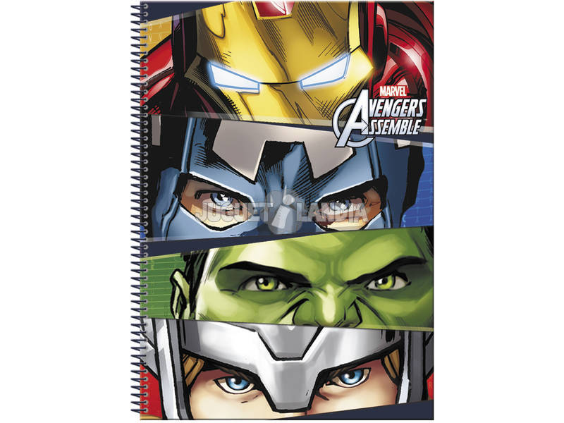 Quaderno a spirale formato A4 Avengers Team