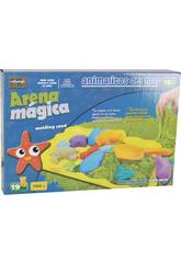 Sable Magique 700 gr. Vert avec Accessoires 19 pi�ces.