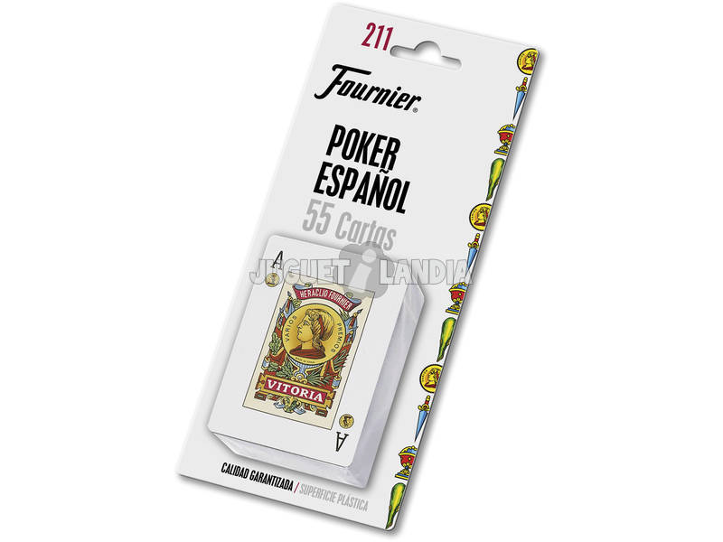 Baraja Poker Español N.211 con 54 Cartas Fournier 28546