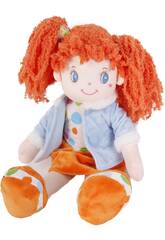 Lwin von Lappen 45 cm. Orange Zpfe