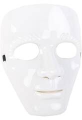 Masque Blanc 18.5 x 23.5 cm.