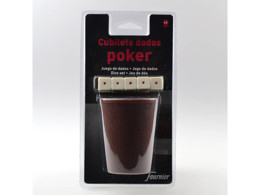 Cubilete doublé de dés Poker Fournier 29451