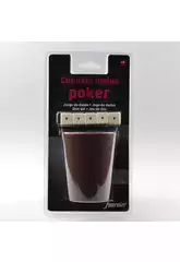 Bicchiere con Dadi da Pocker Fournier 29451