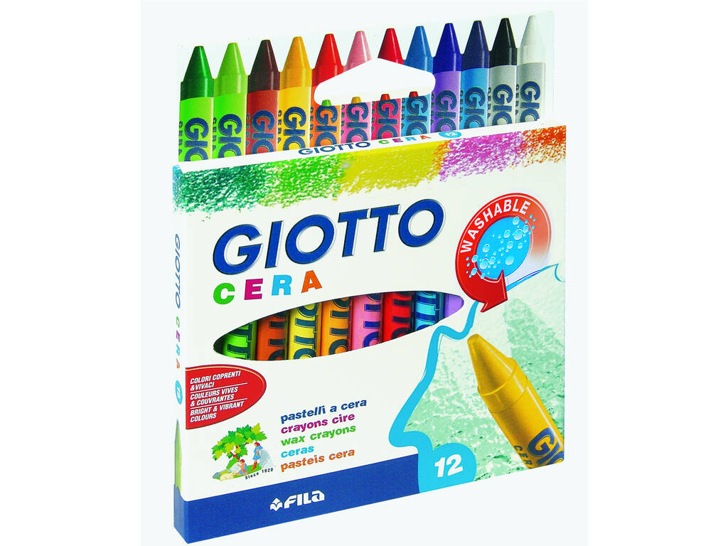 Crayons Gras Giotto 12 Pièces