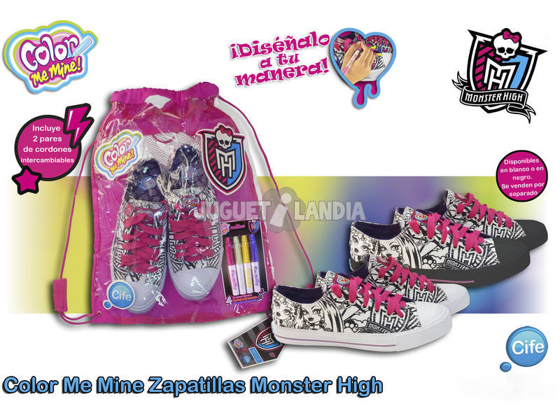 Color me mine zapatillas Monster High