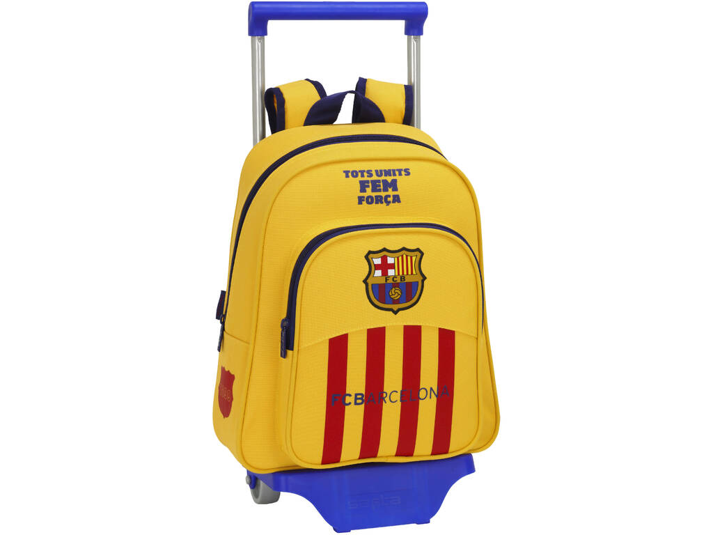 Kinderrucksack mit Rädern FC Barcelona 2. Equ.