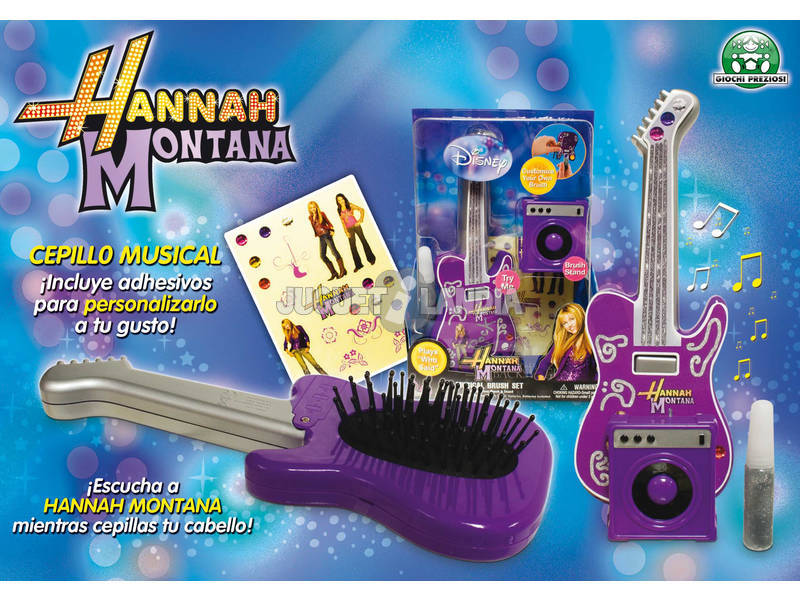 Hannah Montana Brosse Musicale Giochi Preziosi 23051