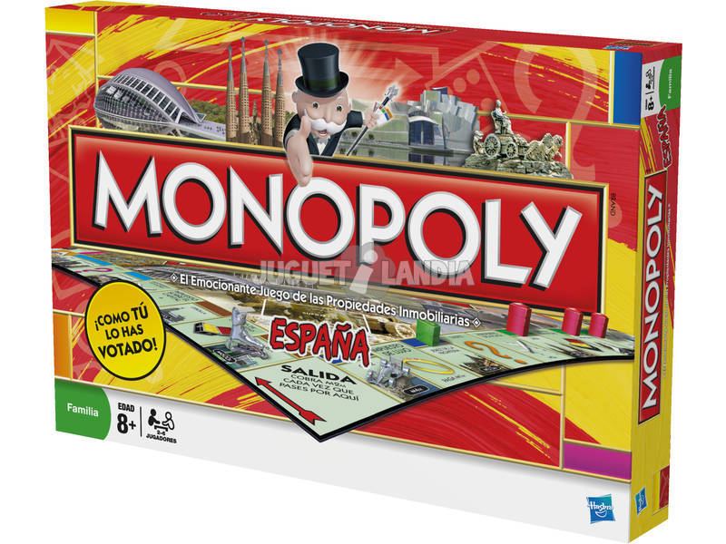 Juego de Mesa Monopoly España HASBRO GAMING 01610