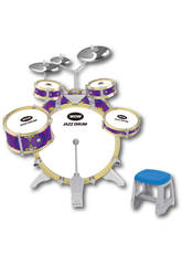 Bateria Jazz 5 Tambores y 3 Platillos