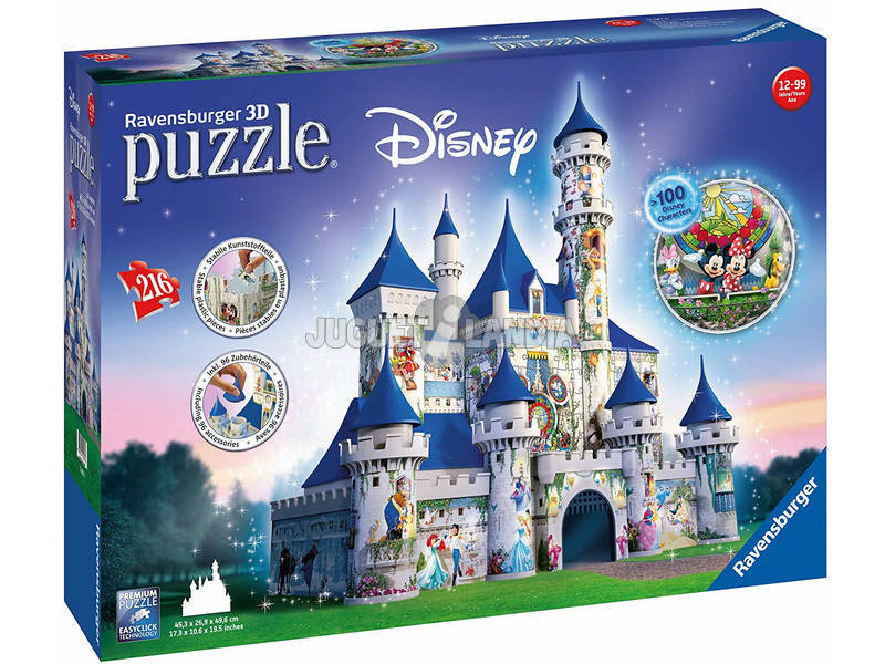 Puzzle 3D Disney 216 Teile Ravensburger 12587