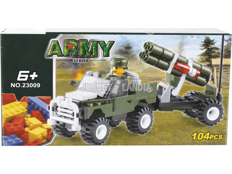 Véhicule Militaire avec Lance-roquettes 104 pièces