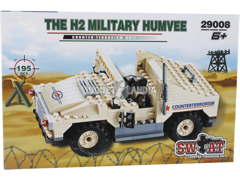 Véhicule Militaire Humvee 195 pièces