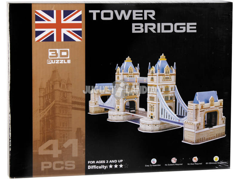 Puzzle 3D Tower Bridge 41 piezas