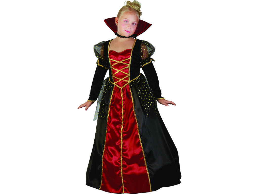 Disfraz Vampira Gótica de Niña Talla XL